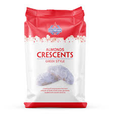 Olympian Almonds Crescents Greek Style 250g