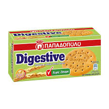 Papadopoulos Digestive No Sugar Biscuits 250g