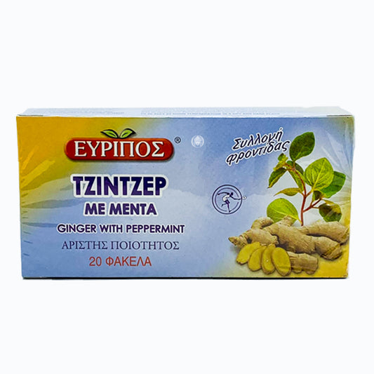 Evripos Ginger with Peppermint tea 20 Bags