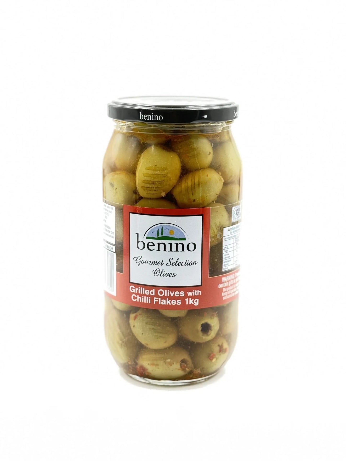 Benino Grilled Olives with Chilli Flakes 1kg