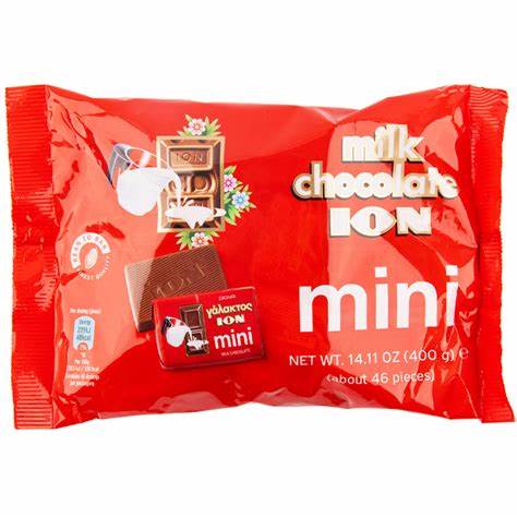 Ion Milk Chocolates Mini 400g (46 pieces)
