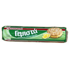 Papadopoulos Sandwich Biscuits with Lemon (ΓΕΜΙΣΤΑ)