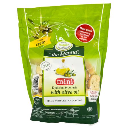 The Mana Mini Kythirian Type Rusks with Olive Oil 400g