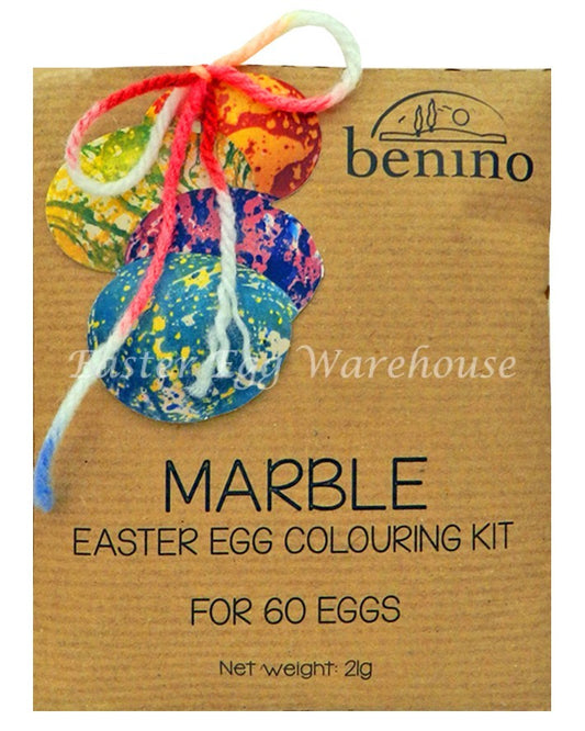 Benino Marble Easter Egg Colouring Kit 60 eggs