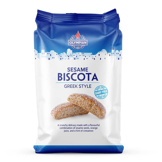 Olympian Sesame biscotta Greek Style Biscuits 250g