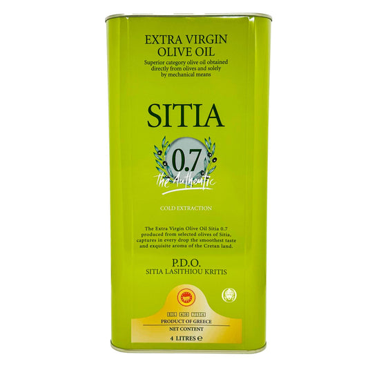 Sitia Extra Virgin Olive Oil 4 Litres 0.7