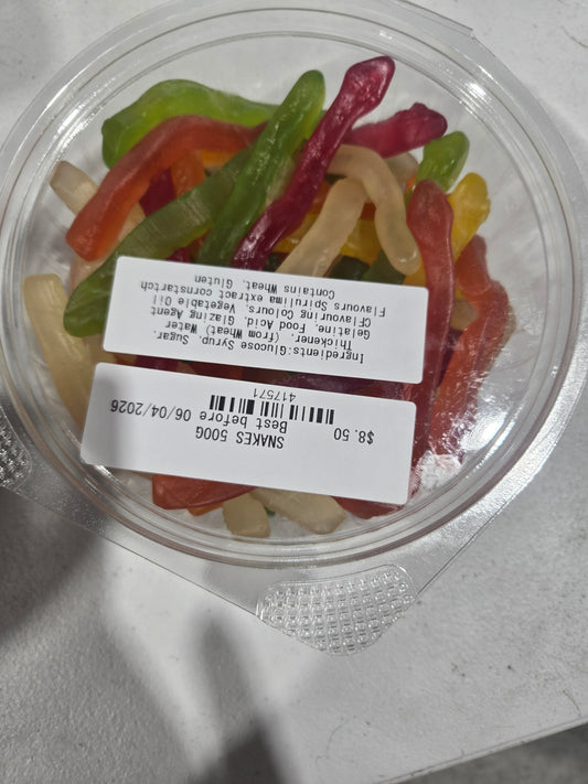 Snakes Lollies