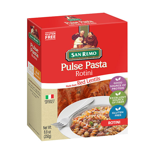 San Remo Pulse Pasta Red Lentils (Gluten Free)